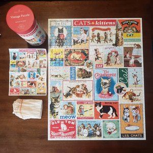 Vintage Puzzle Cats & Kittens